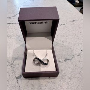 Sterling Silver Horizontal Infinity Necklace - People’s Jewellers